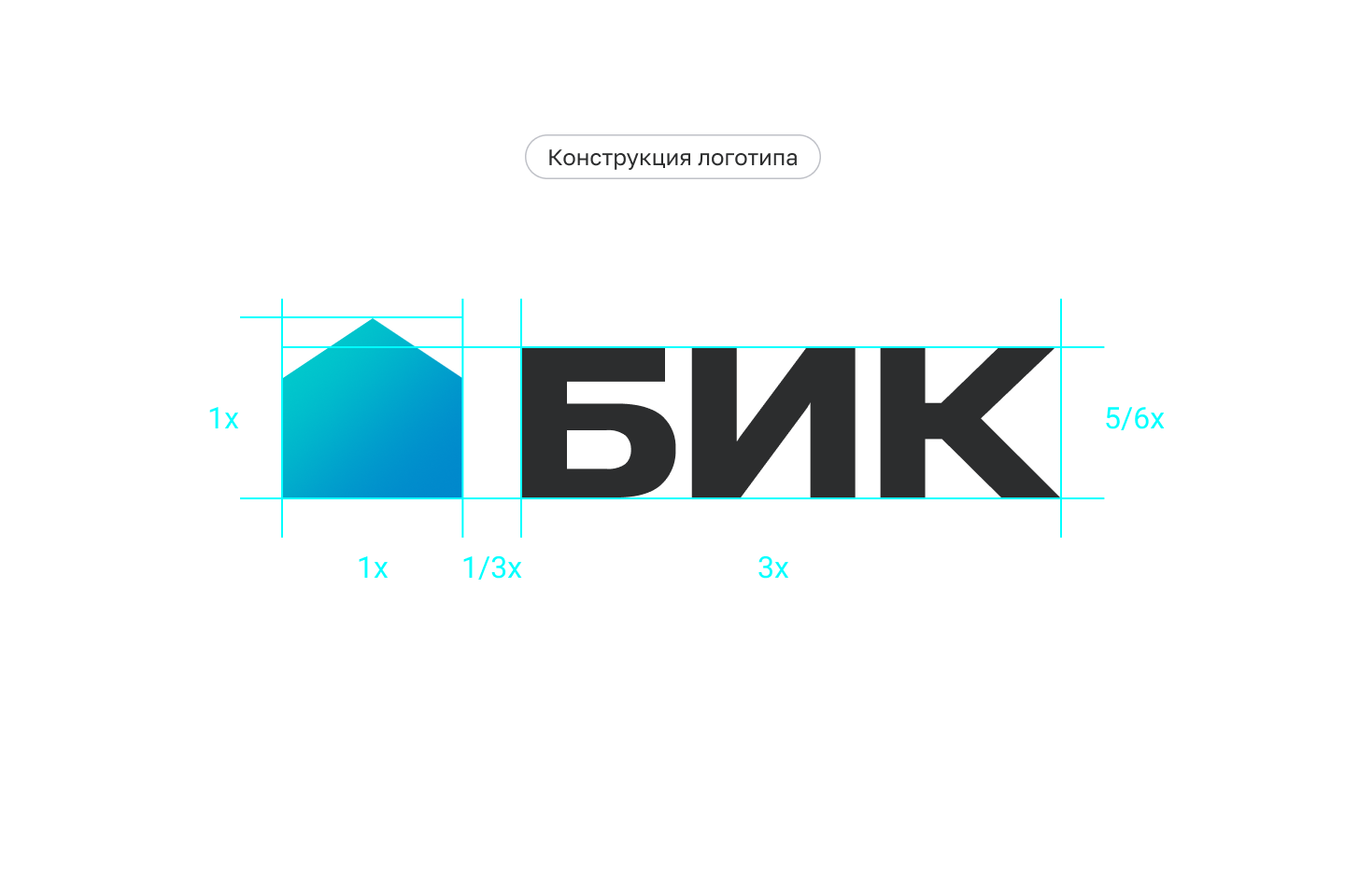 Конструкция и пропорции логотипа